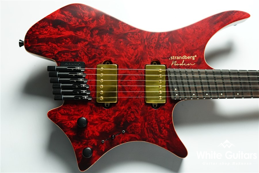 strandberg Boden J6 Custom - Red Tiger Semi Gloss | White Guitars Online  Store